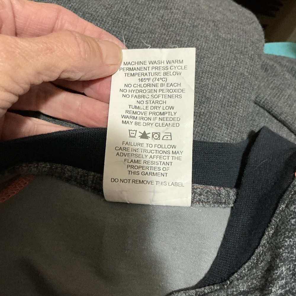 Cinch WRX FR S Men's Shirt HRC-2/2112 Gray New - Picture 7 of 8